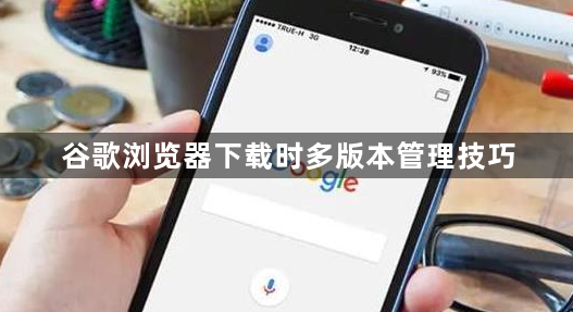 谷歌浏览器下载时多版本管理技巧1
