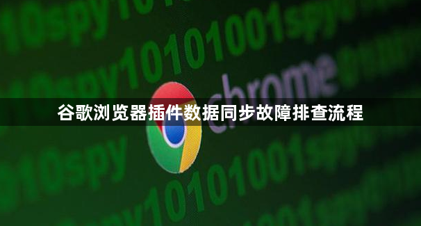 谷歌浏览器插件数据同步故障排查流程1