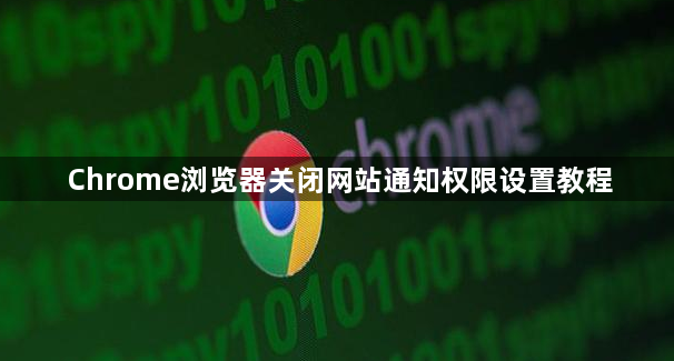 Chrome浏览器关闭网站通知权限设置教程1