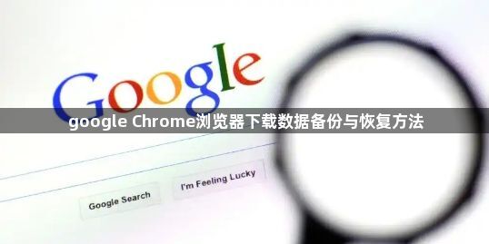 google Chrome浏览器下载数据备份与恢复方法1