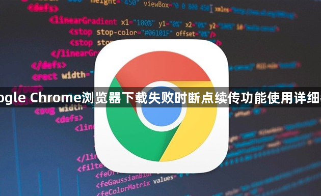 Google Chrome浏览器下载失败时断点续传功能使用详细教程1