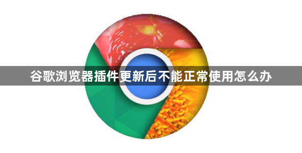 谷歌浏览器插件更新后不能正常使用怎么办1