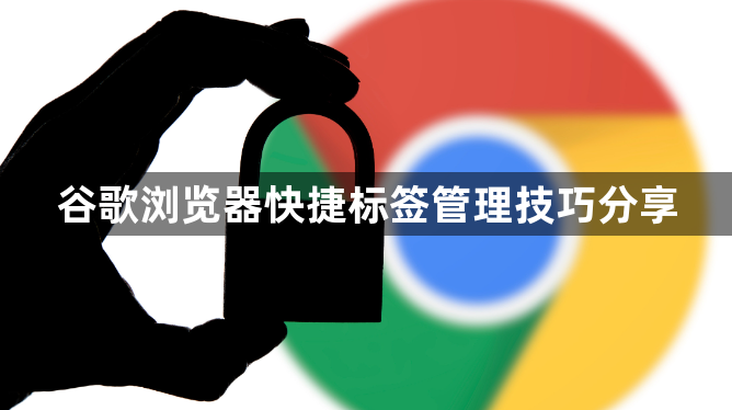 谷歌浏览器快捷标签管理技巧分享1