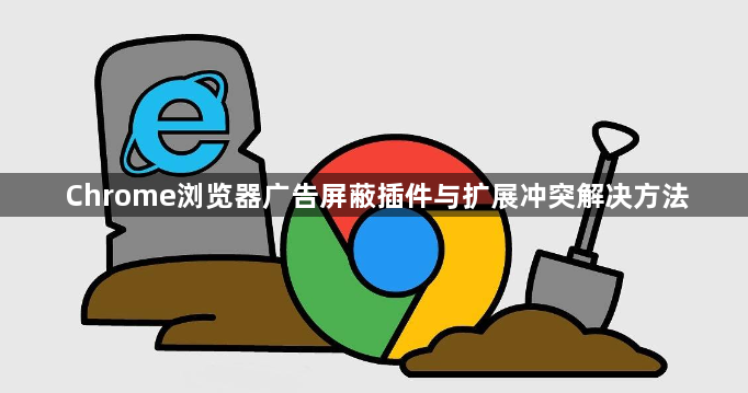 Chrome浏览器广告屏蔽插件与扩展冲突解决方法1