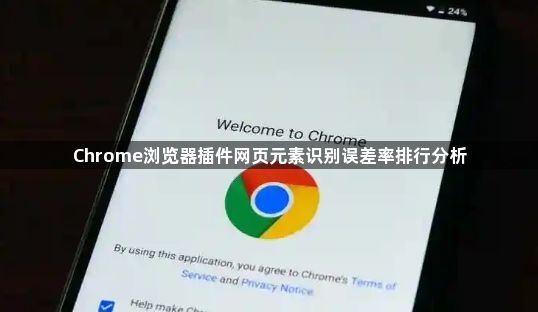 Chrome浏览器插件网页元素识别误差率排行分析1