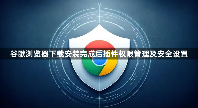 谷歌浏览器下载安装完成后插件权限管理及安全设置1