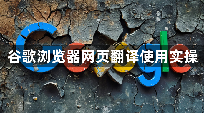 谷歌浏览器网页翻译使用实操1