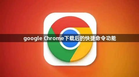 google Chrome下载后的快捷命令功能1