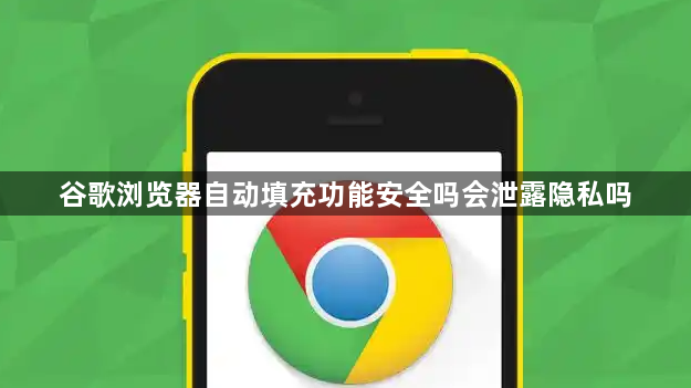 谷歌浏览器自动填充功能安全吗会泄露隐私吗1