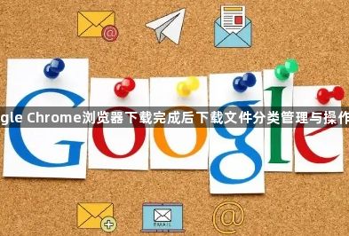 Google Chrome浏览器下载完成后下载文件分类管理与操作技巧1