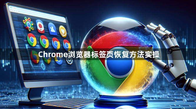 Chrome浏览器标签页恢复方法实操1