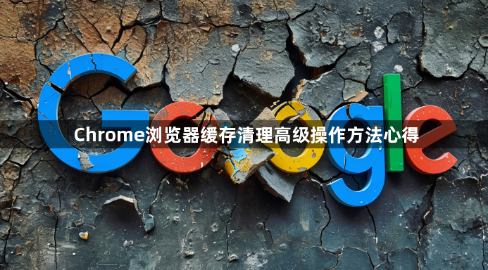 Chrome浏览器缓存清理高级操作方法心得1