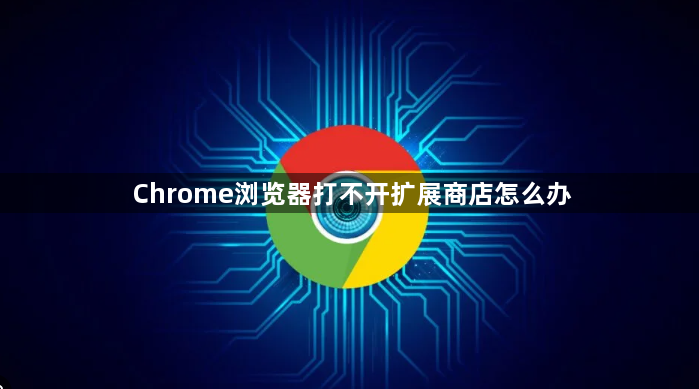 Chrome浏览器打不开扩展商店怎么办1